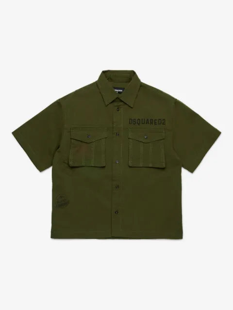 DSQUARED2 KIDS logo-print shirt 