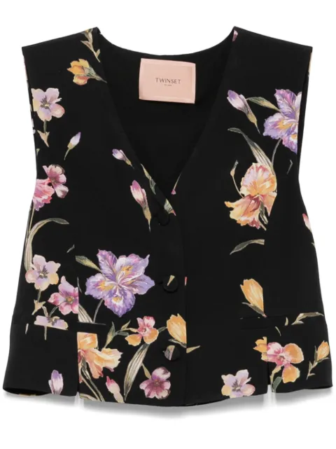 TWINSET veston à fleurs imprimées