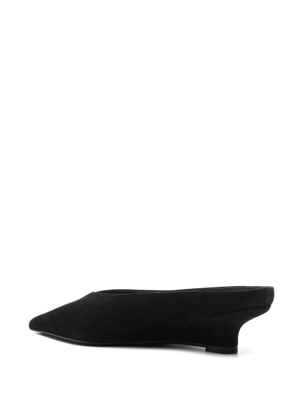 TOTEME 35mm Sharp mules Black