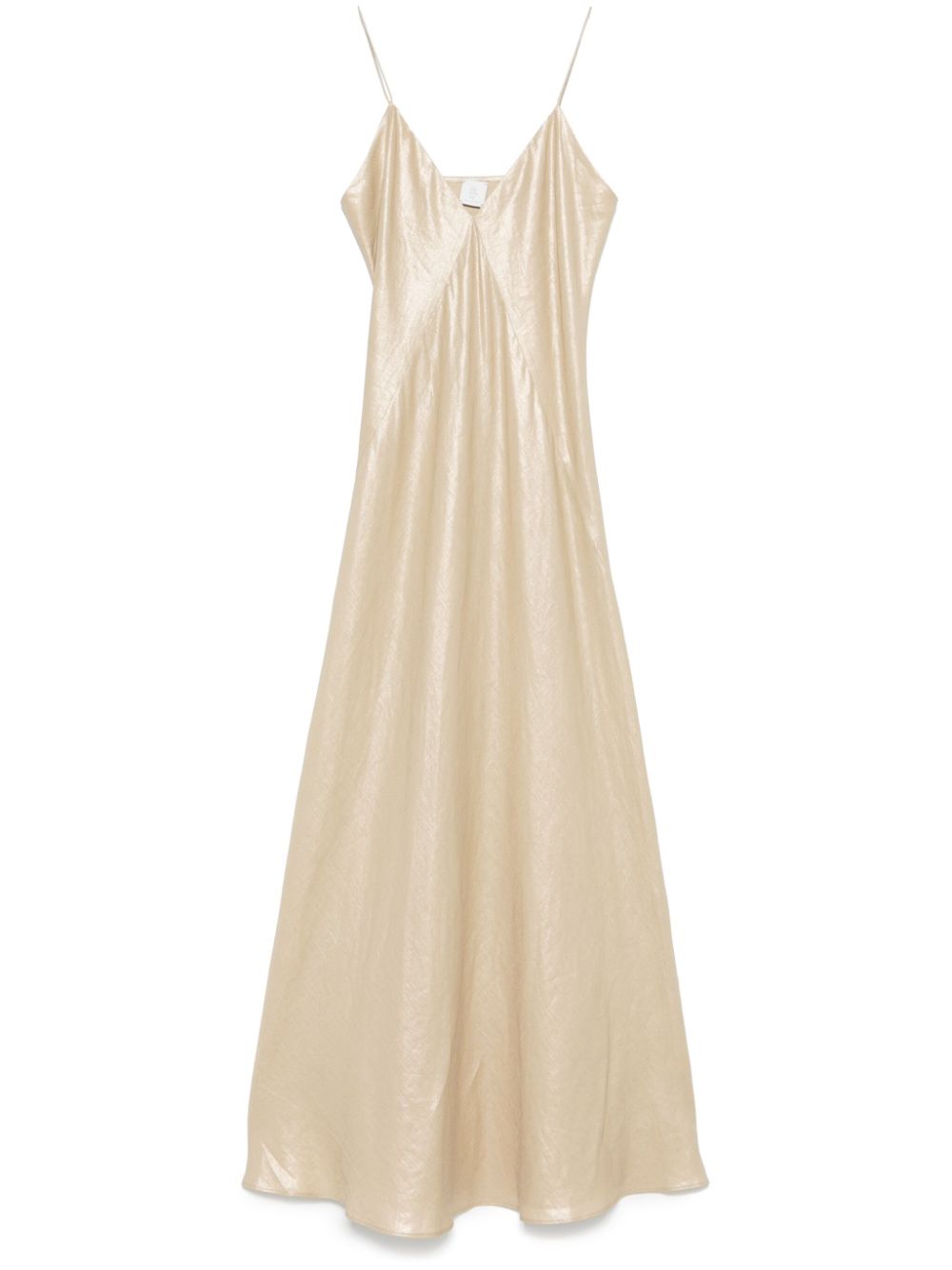 Eleventy slub-texture midi dress - Neutrals