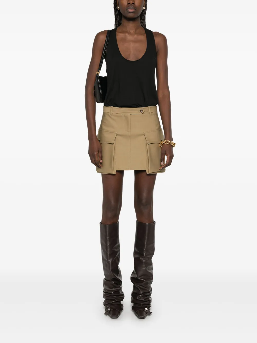 TOM FORD Cargo mini-rok - Groen