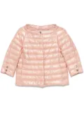 Herno collarless jacket - Pink