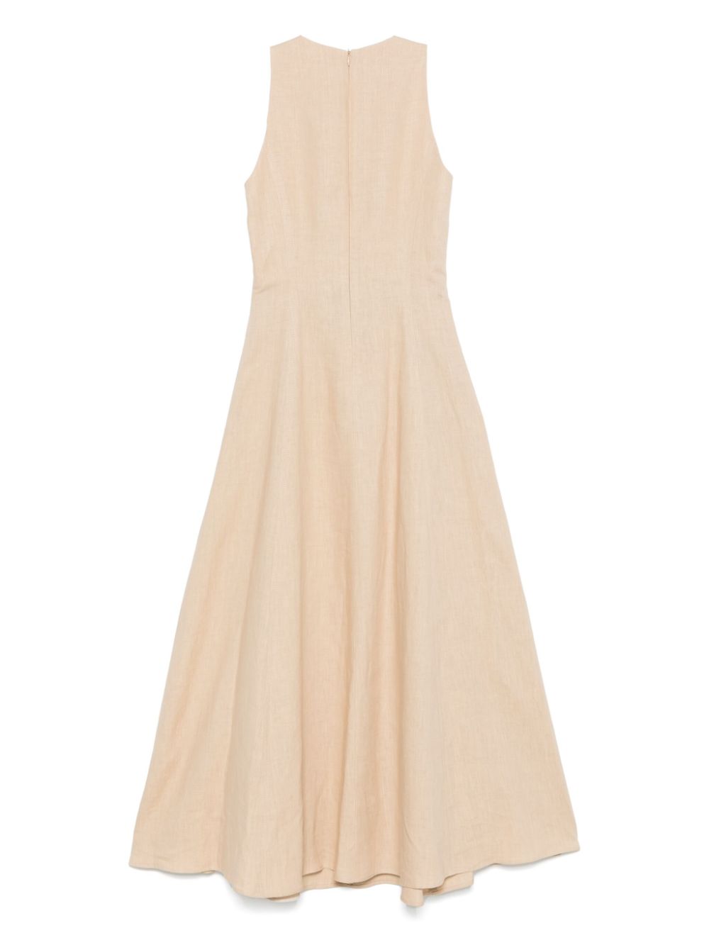 Eleventy linen midi dress - Beige