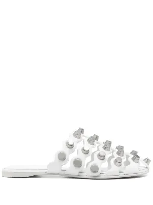 サンダル・ミュール Alexander Wang SS23 MULES DELPHINE (30123P003_650) 関税込】ALEXANDER WANG アレキサンダーワン◇ロゴ サンダル
