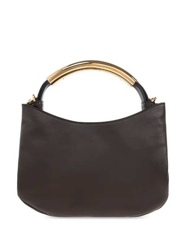 Moschino レザー トートバッグ | ブラウン | FARFETCH JP
