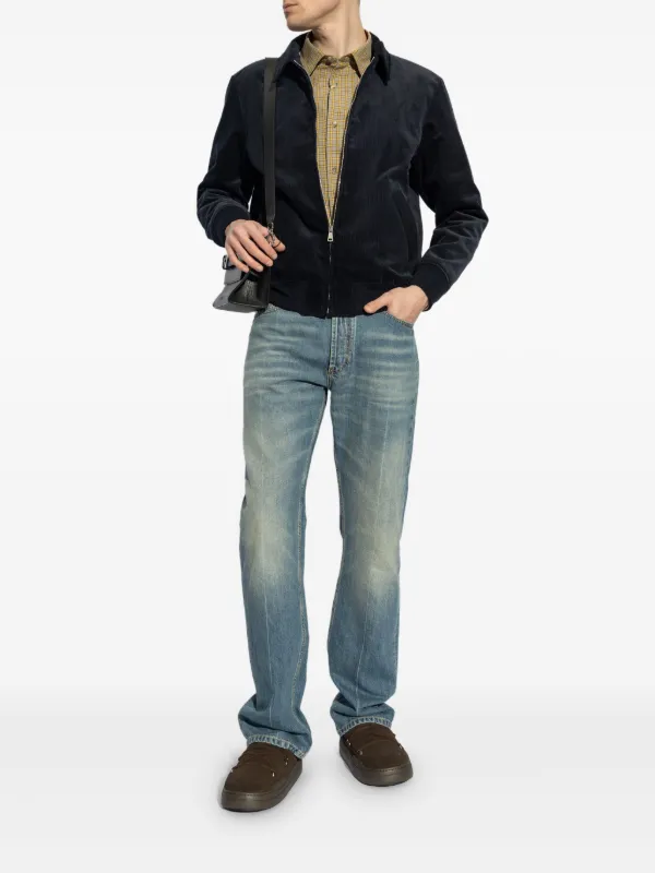 A.P.C. Gilles Bomber Jacket | Blue | FARFETCH