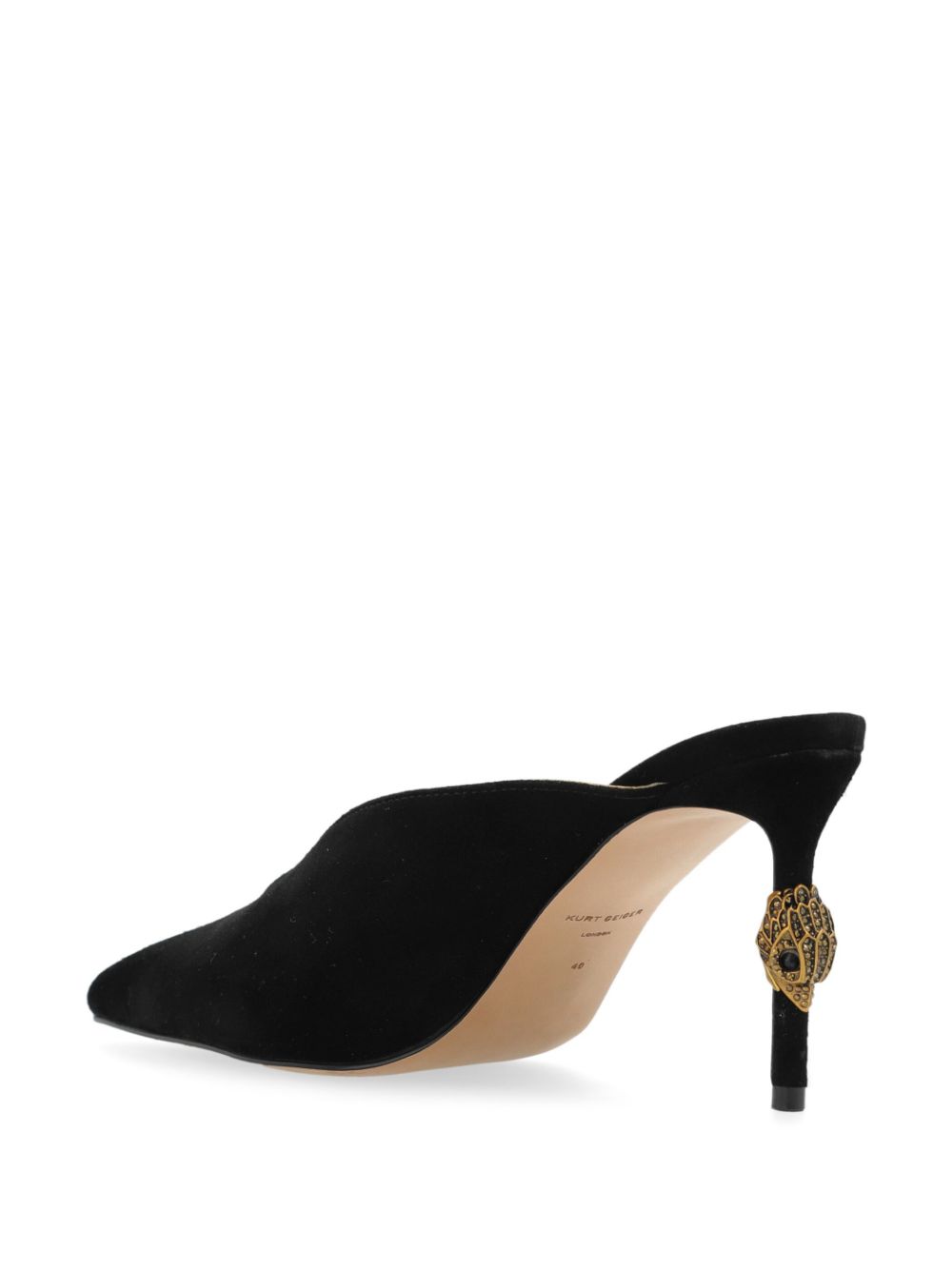 Kurt Geiger London 100mm Eagle mules Zwart