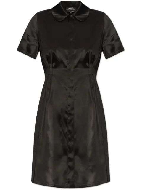A.P.C. satin minidress