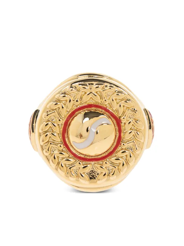 Casablanca Sports Medallion リング | ゴールドトーン | FARFETCH JP