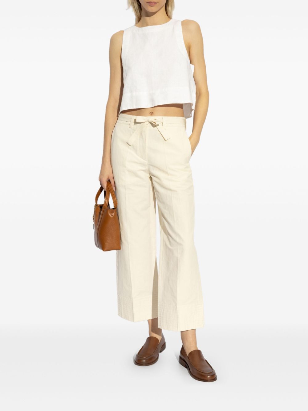 A.P.C. tie-fastening trousers - Beige