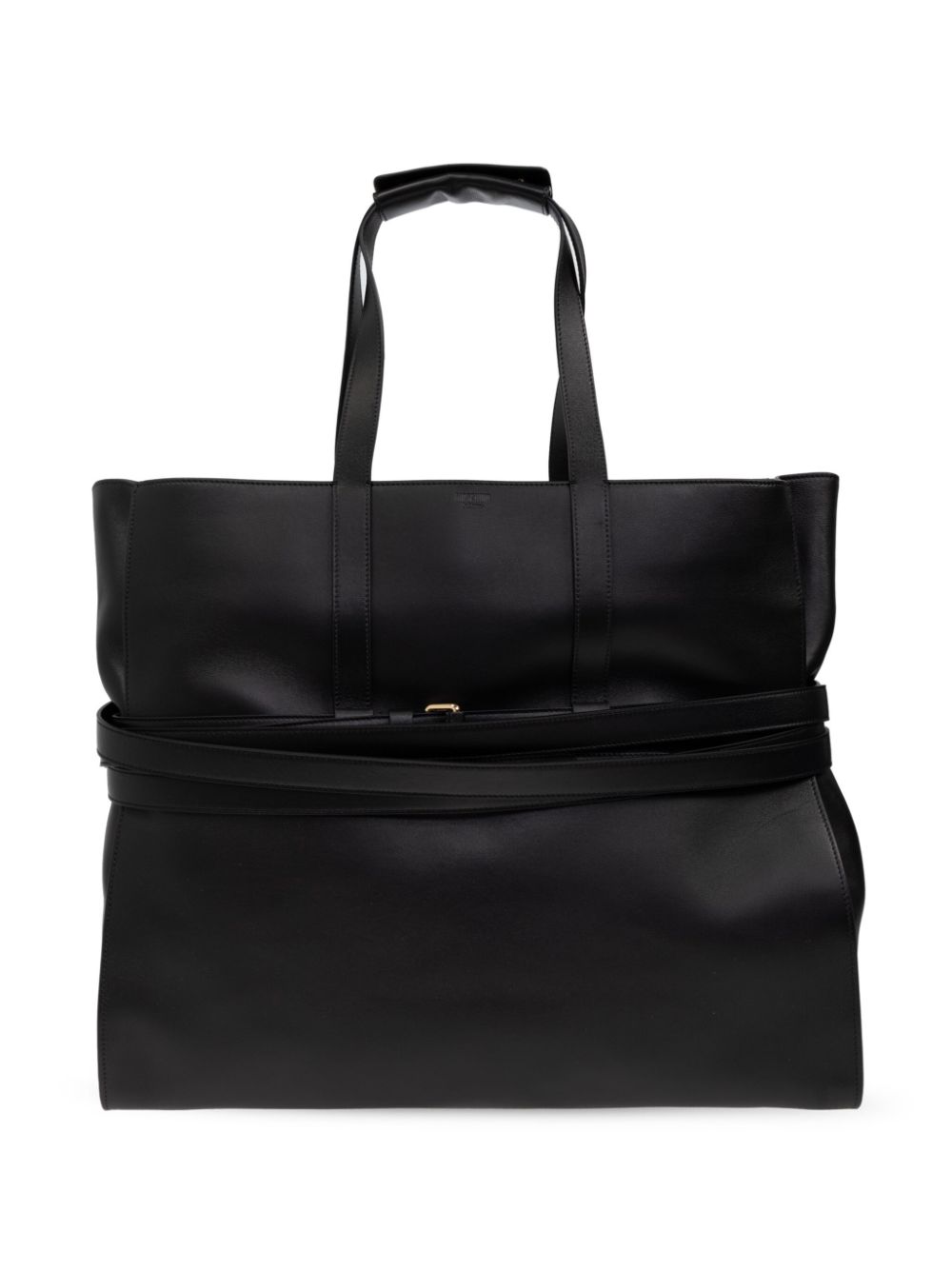 Moschino leather tote bag – Black