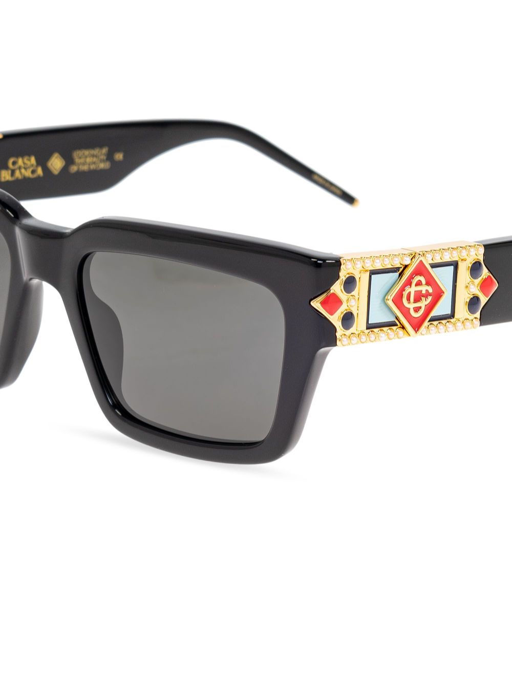 Casablanca The Square Metope sunglasses - Zwart