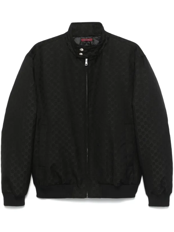 MA-1 Gucci Black Nylon Bomber Jacket Gucci | Nylon Twill Bomber Jacket | Bomber Jackets | Cruise