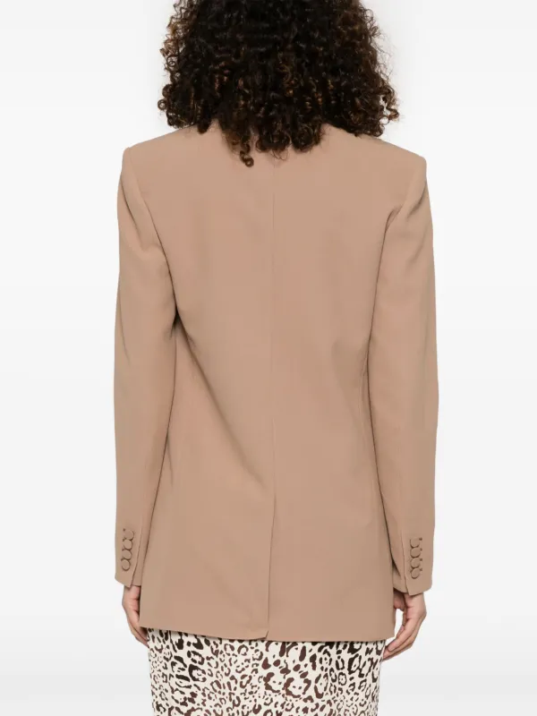 Saint Laurent Silk Blazer | Neutrals | FARFETCH