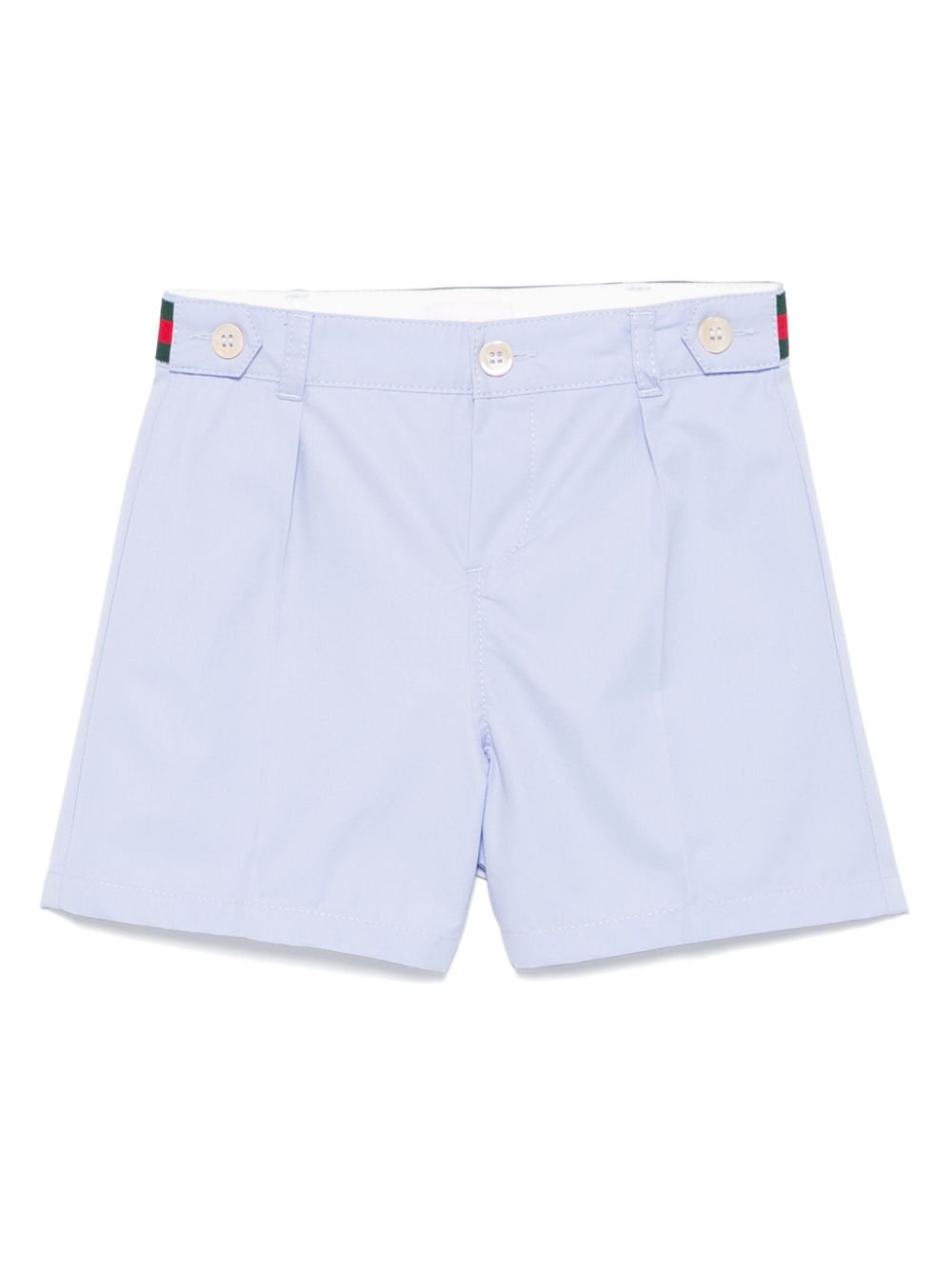 Gucci Kids Web-stripe shorts - Blue