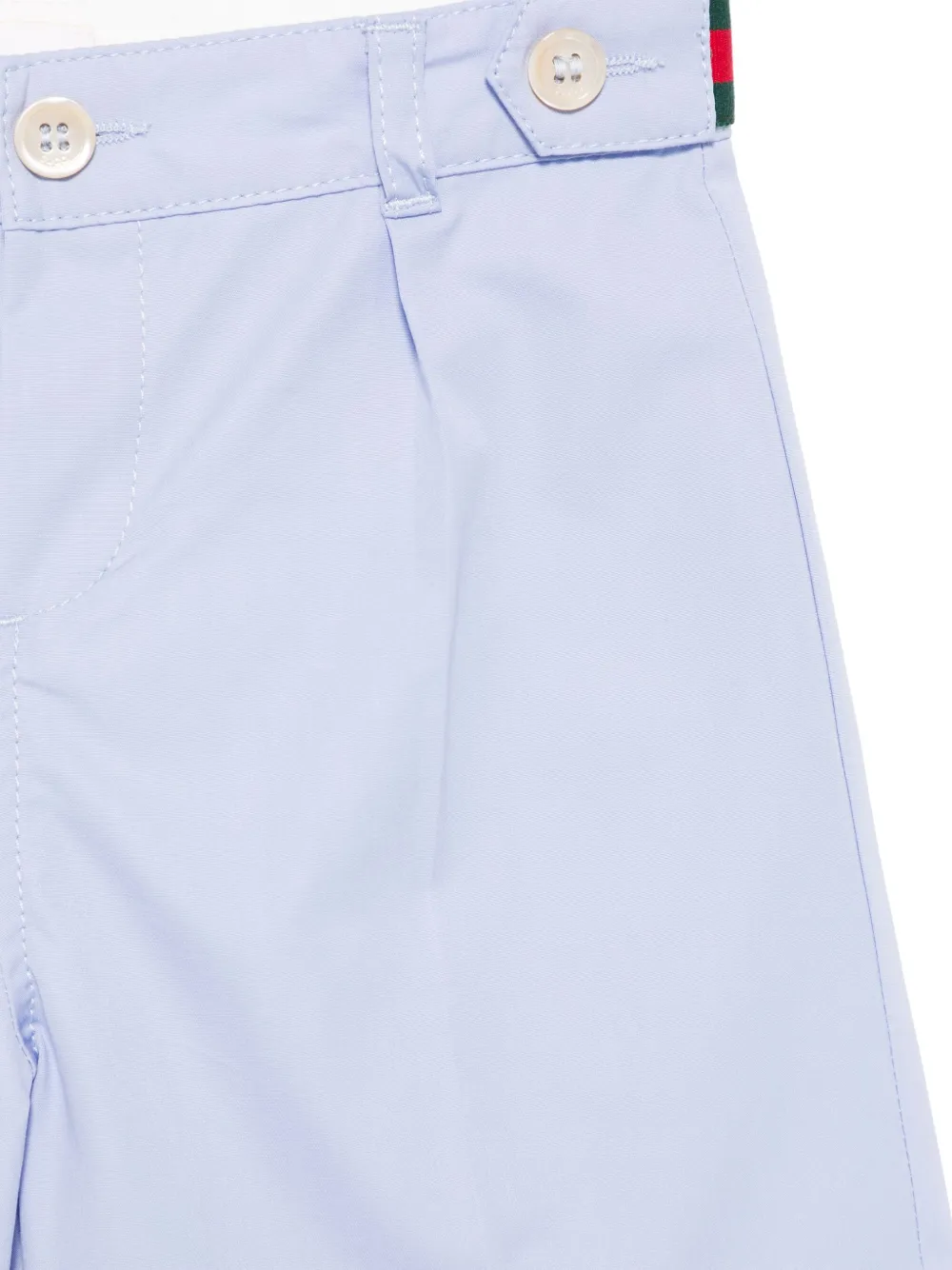 Gucci Kids Shorts met Web-streep Blauw