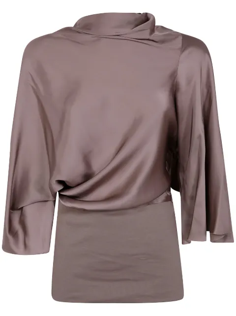 Rick Owens mock neck blouse
