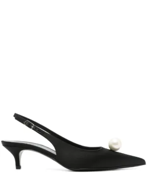 【Magda Butrym】 Embellishedレザーバレエフラット レディース Magda Butrym バレエフラット & バレエシューズ