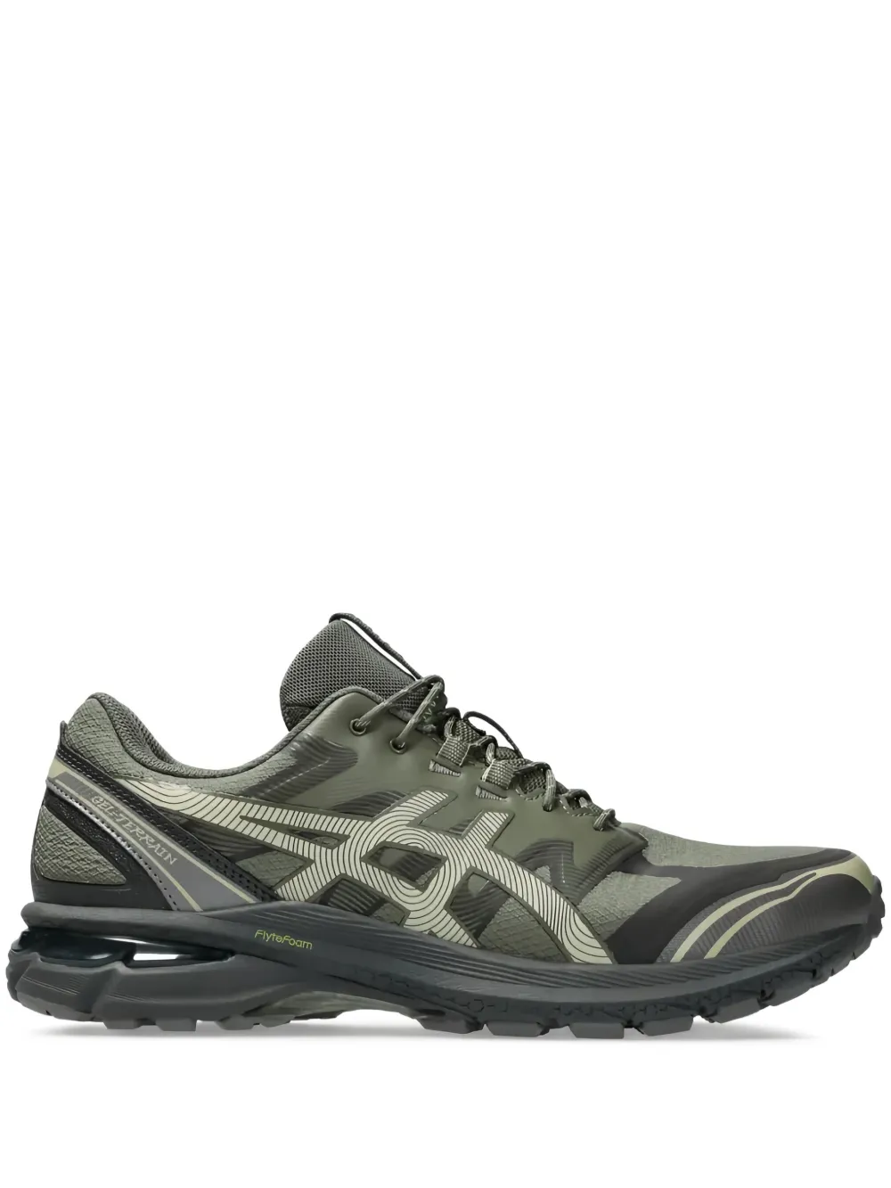 ASICS GEL-Terrain hardloopschoenen met mesh vlak Groen