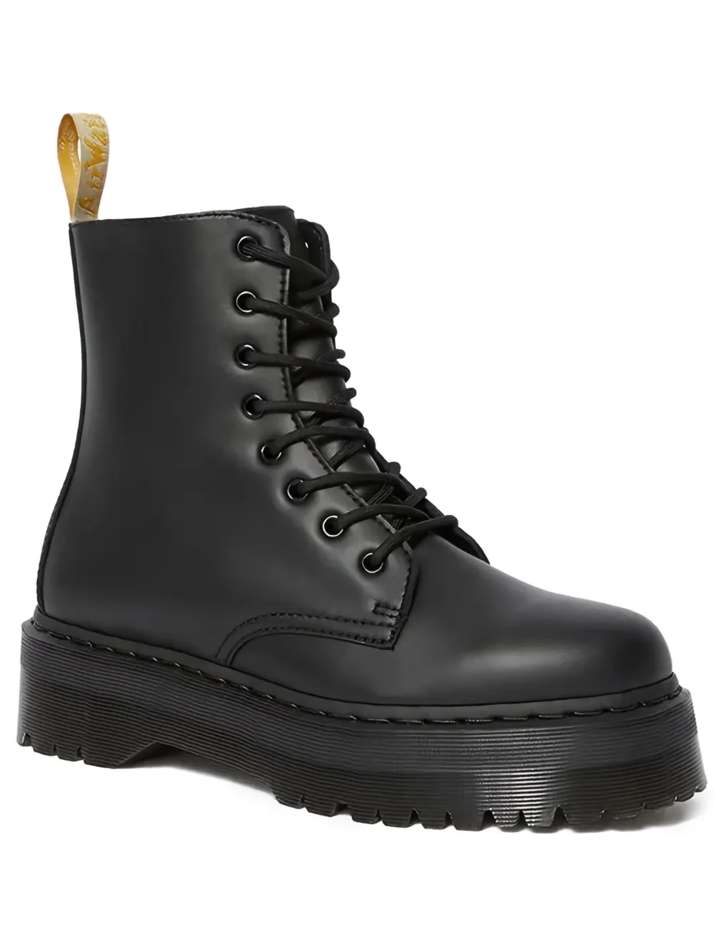 Dr. Martens Leren combat boots Zwart