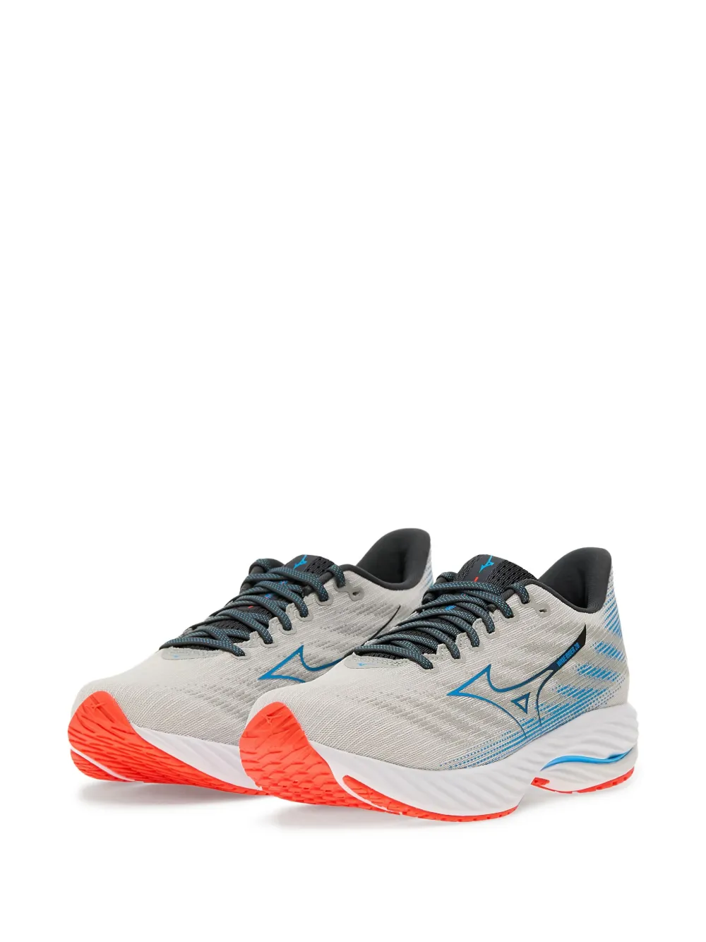 Mizuno logo-print sneakers Grey