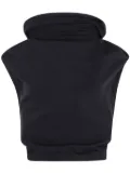 Rick Owens funnel neck top - Black