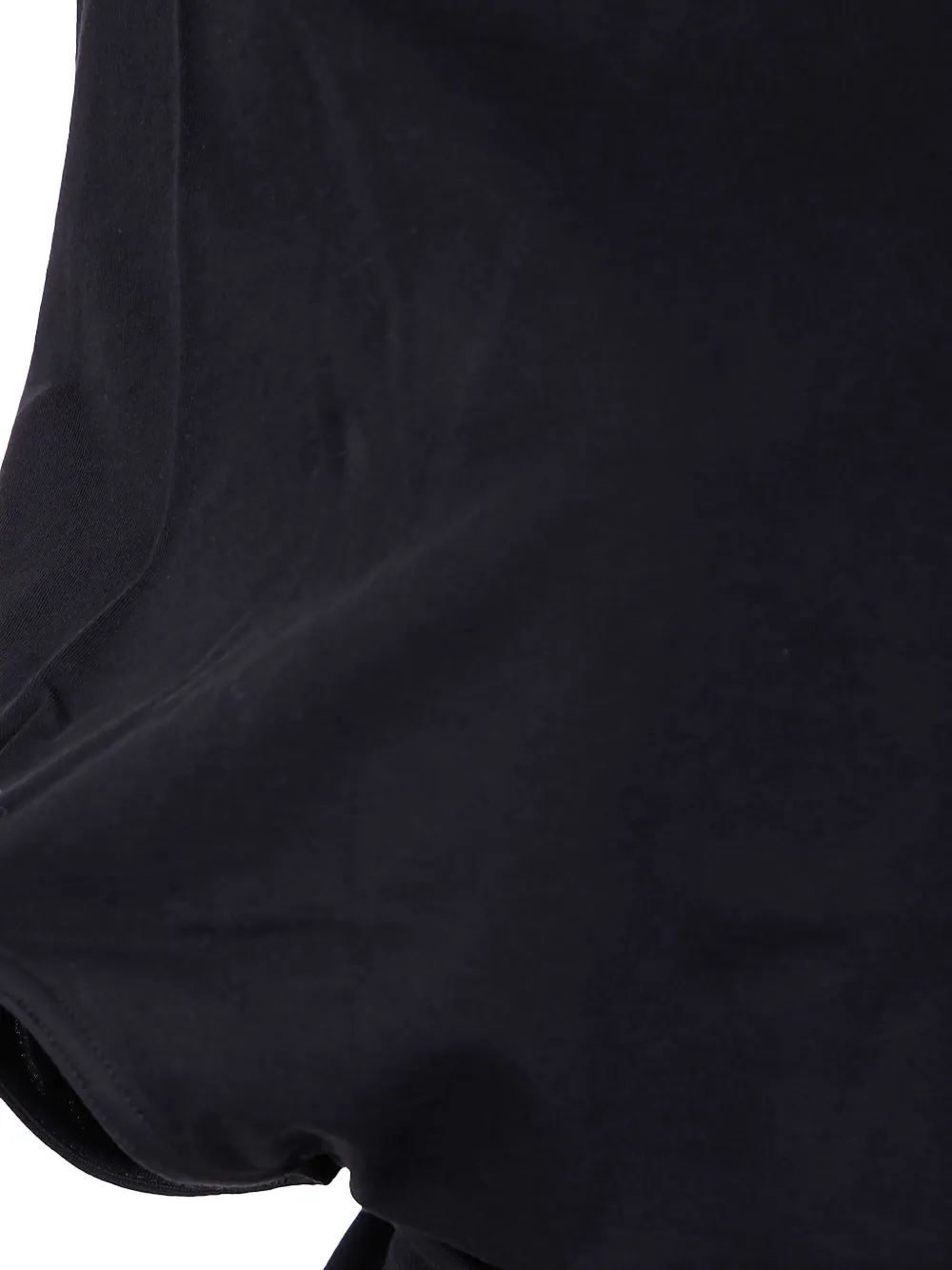 Rick Owens Funnel Neck Top In Black