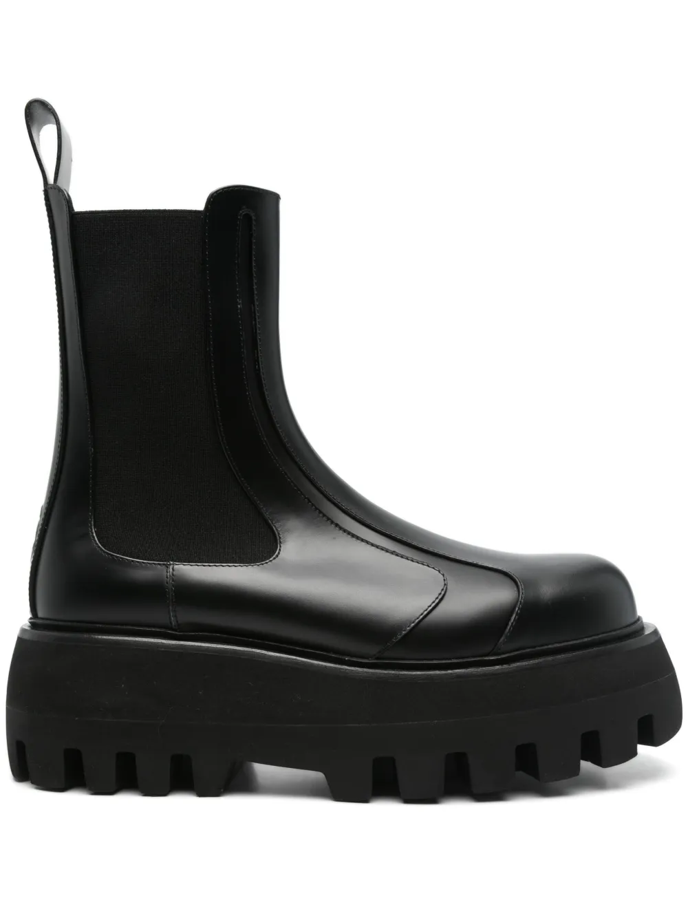 Alexander McQueen leather boots Black