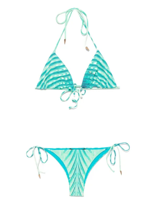 Bikini à imprimé graphique - Roberto Cavalli - Modalova