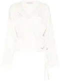 Philosophy Di Lorenzo Serafini wrap blouse - White