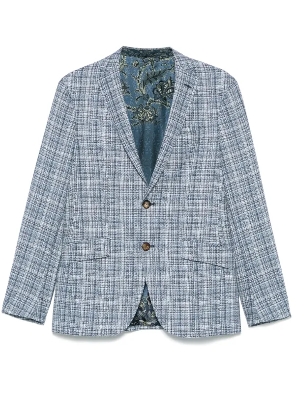 ETRO シングルジャケット | ブルー | FARFETCH JP