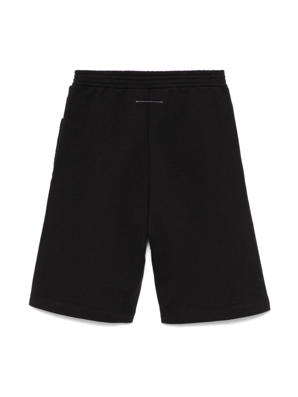 MM6 Maison Margiela Kids Numbers-motif shorts - Zwart