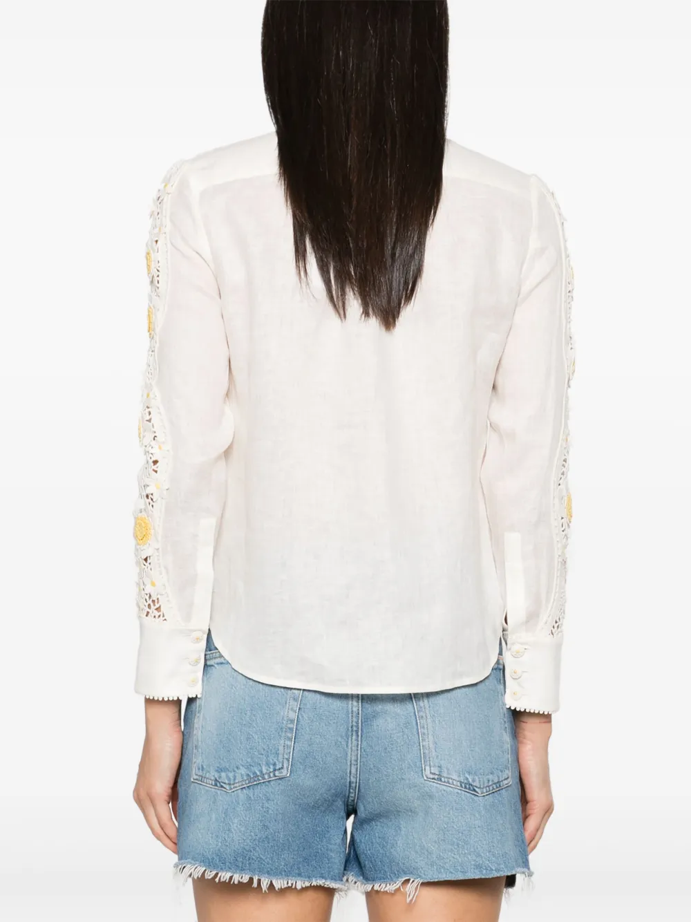 ZIMMERMANN Everley blouse Wit