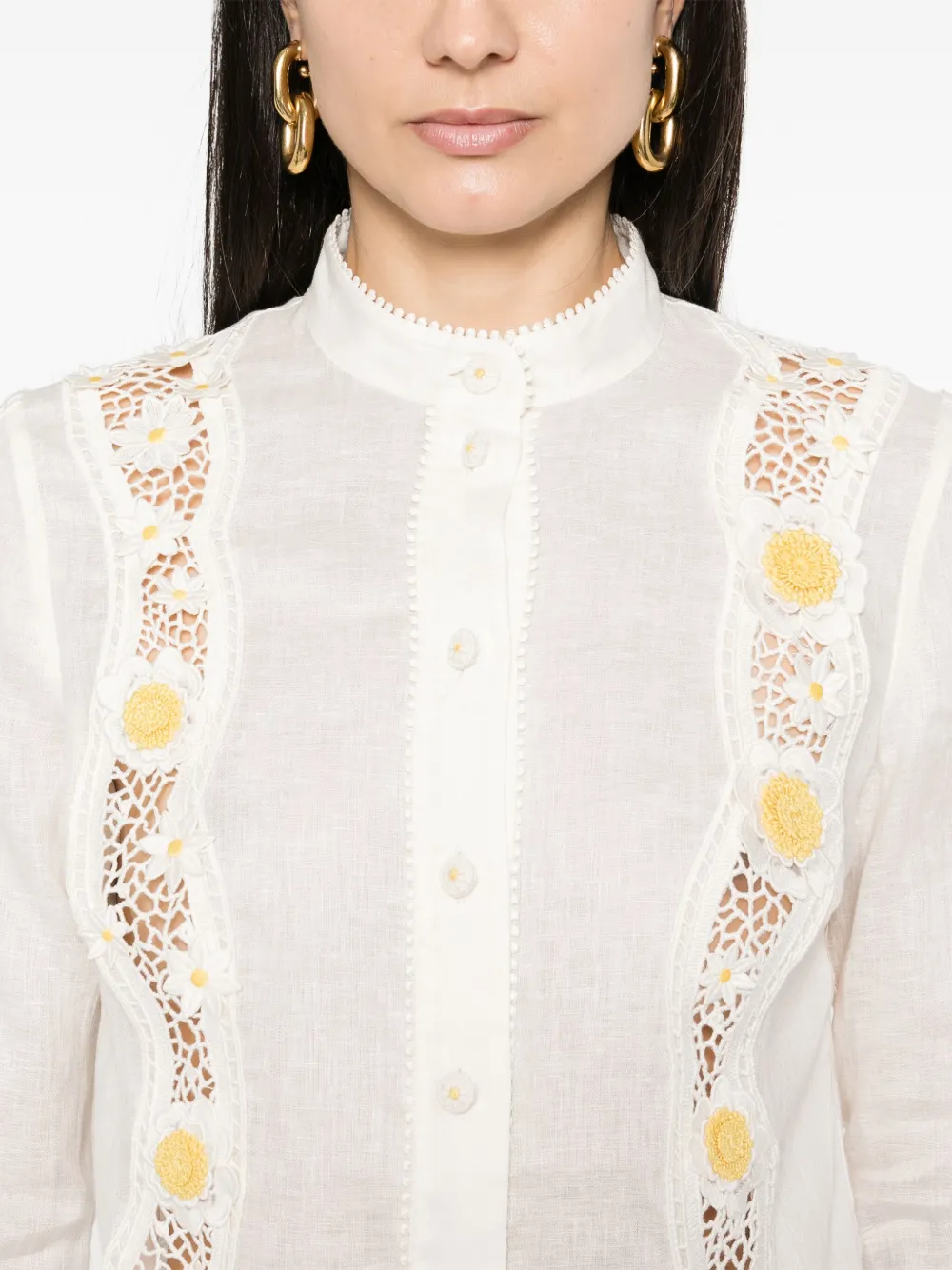 ZIMMERMANN Everley blouse Wit