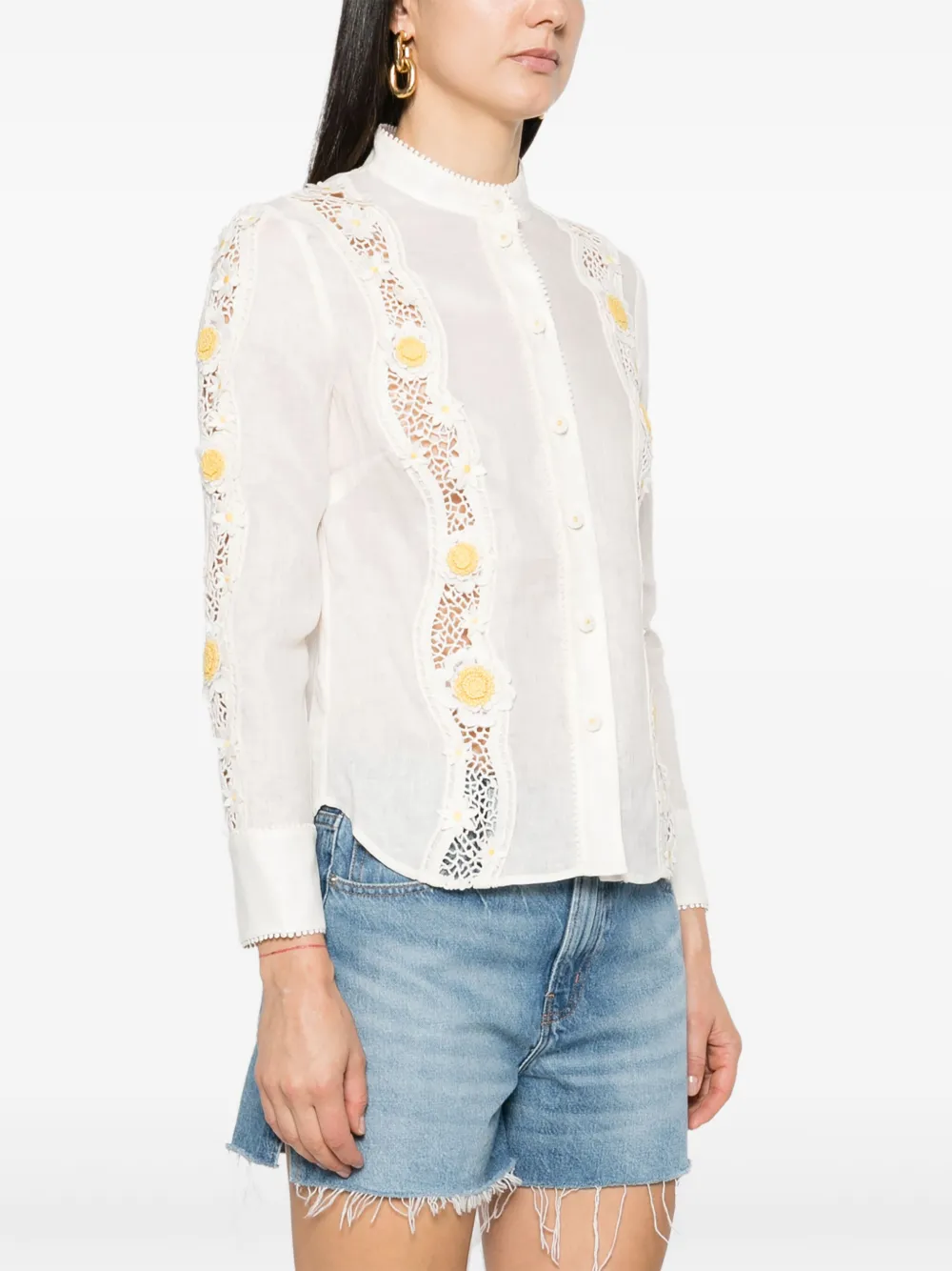 ZIMMERMANN Everley blouse Wit