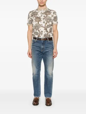 SALE⭐️エトロ シルクポロ(水色) Etro（エトロ）メンズ