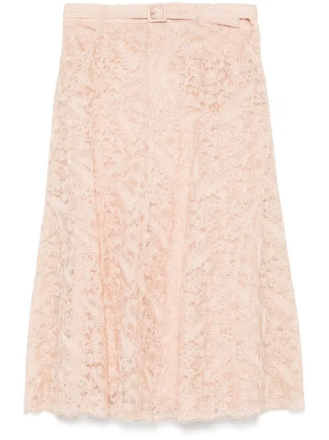 Ermanno Scervino falda midi con encaje