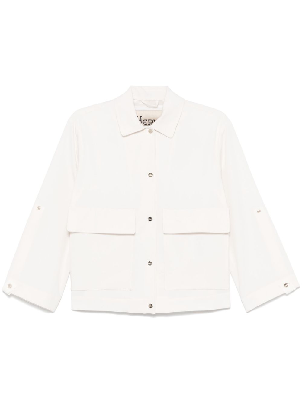 Herno Twill shirtjack Wit