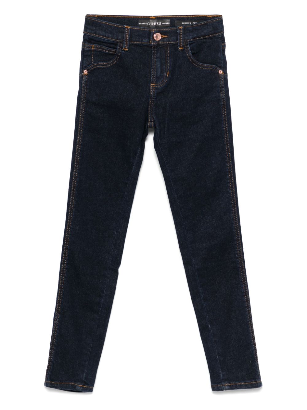 Guess kids Skinny jeans Blauw