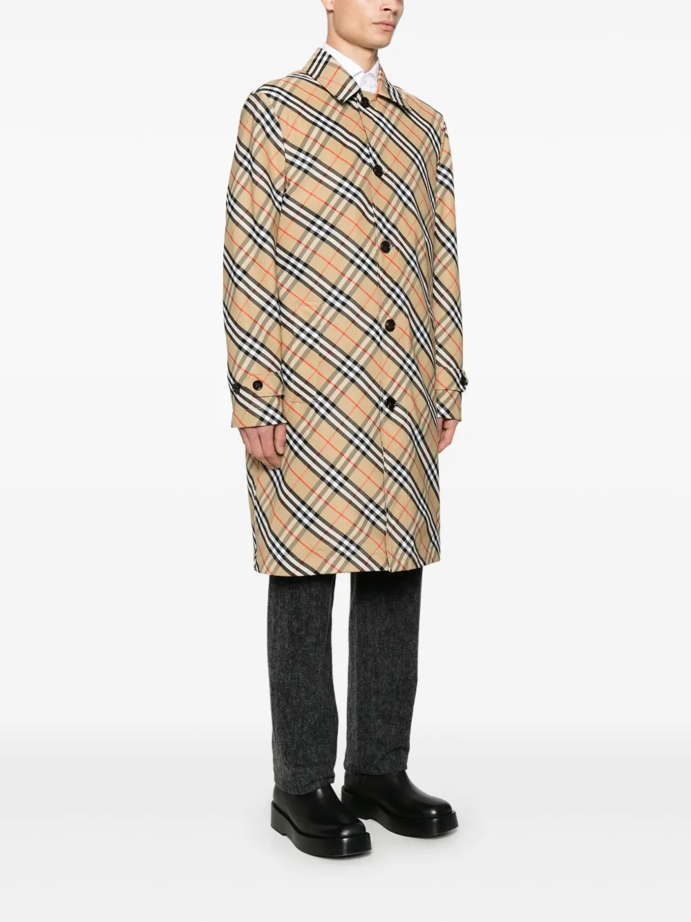 Burberry Vintage check jas Beige