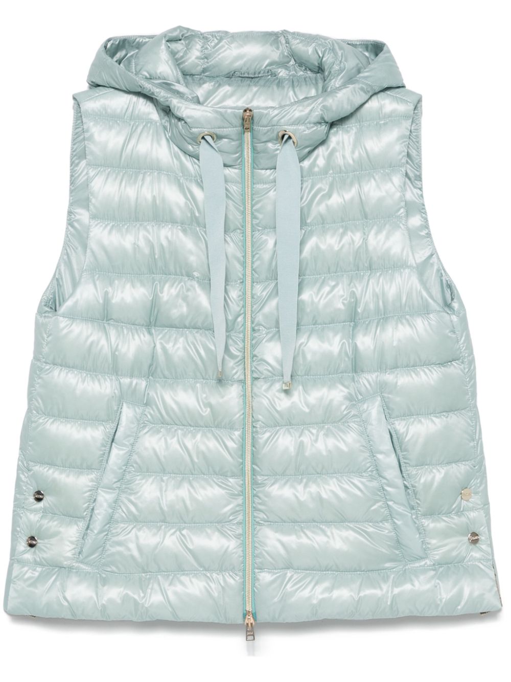 hooded gilet