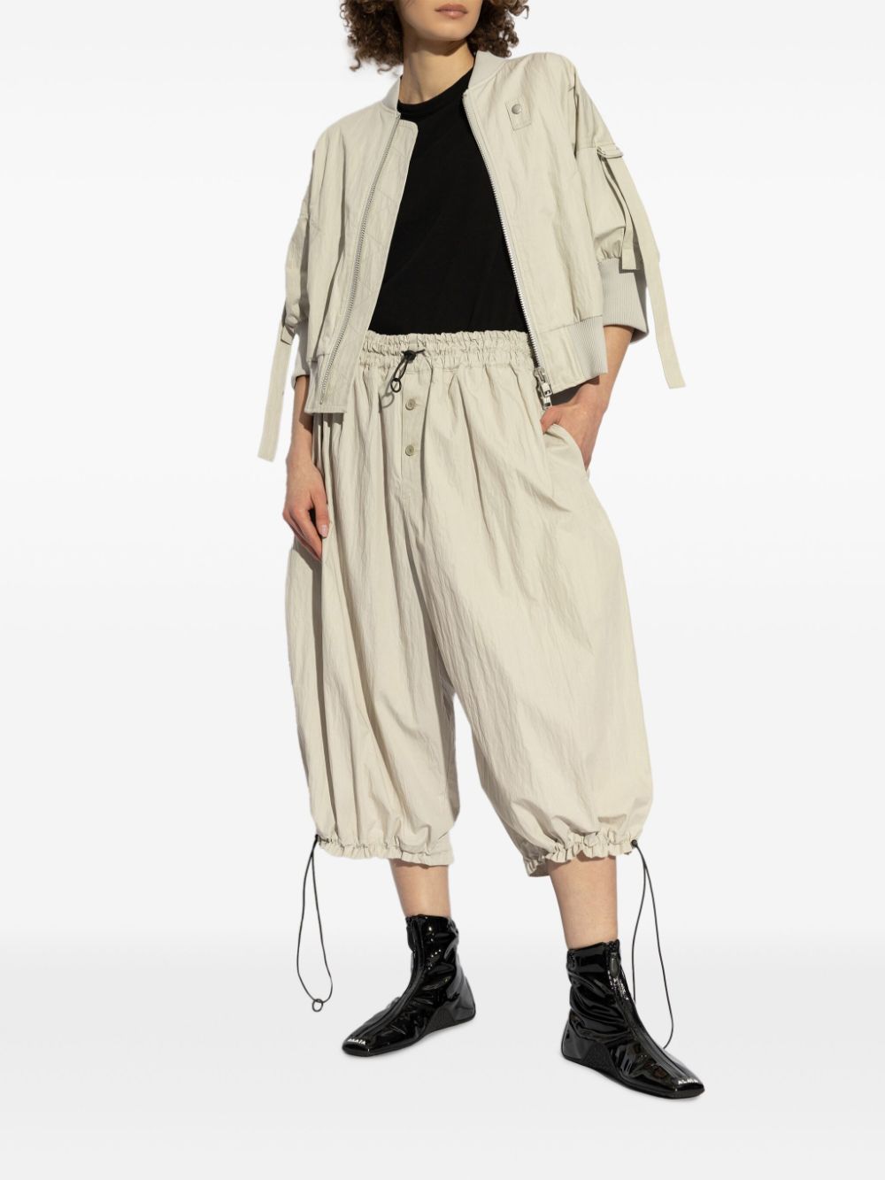 Discord Yohji Yamamoto button-down T-shirt - Zwart