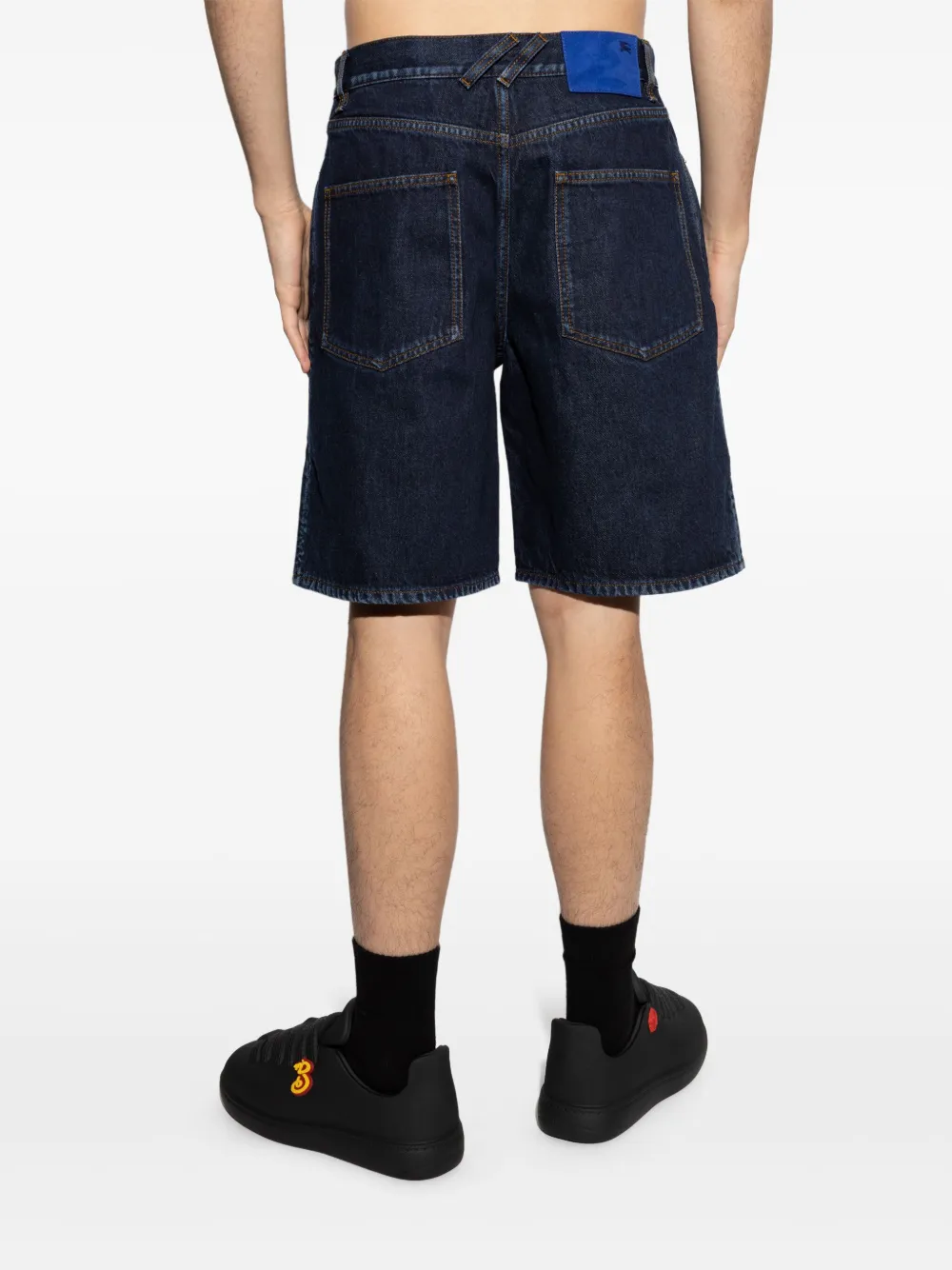 Burberry Shorts met applicatie Blauw