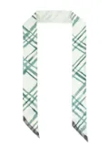 Burberry Kids checked scarf - Green