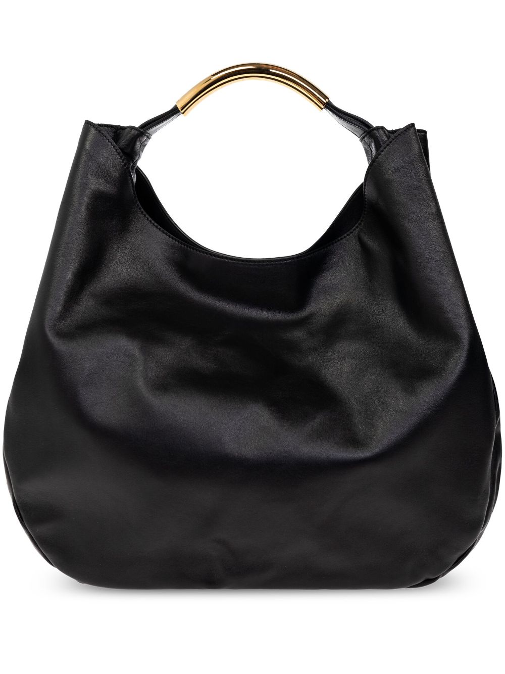 Moschino metal-handle tote bag Zwart