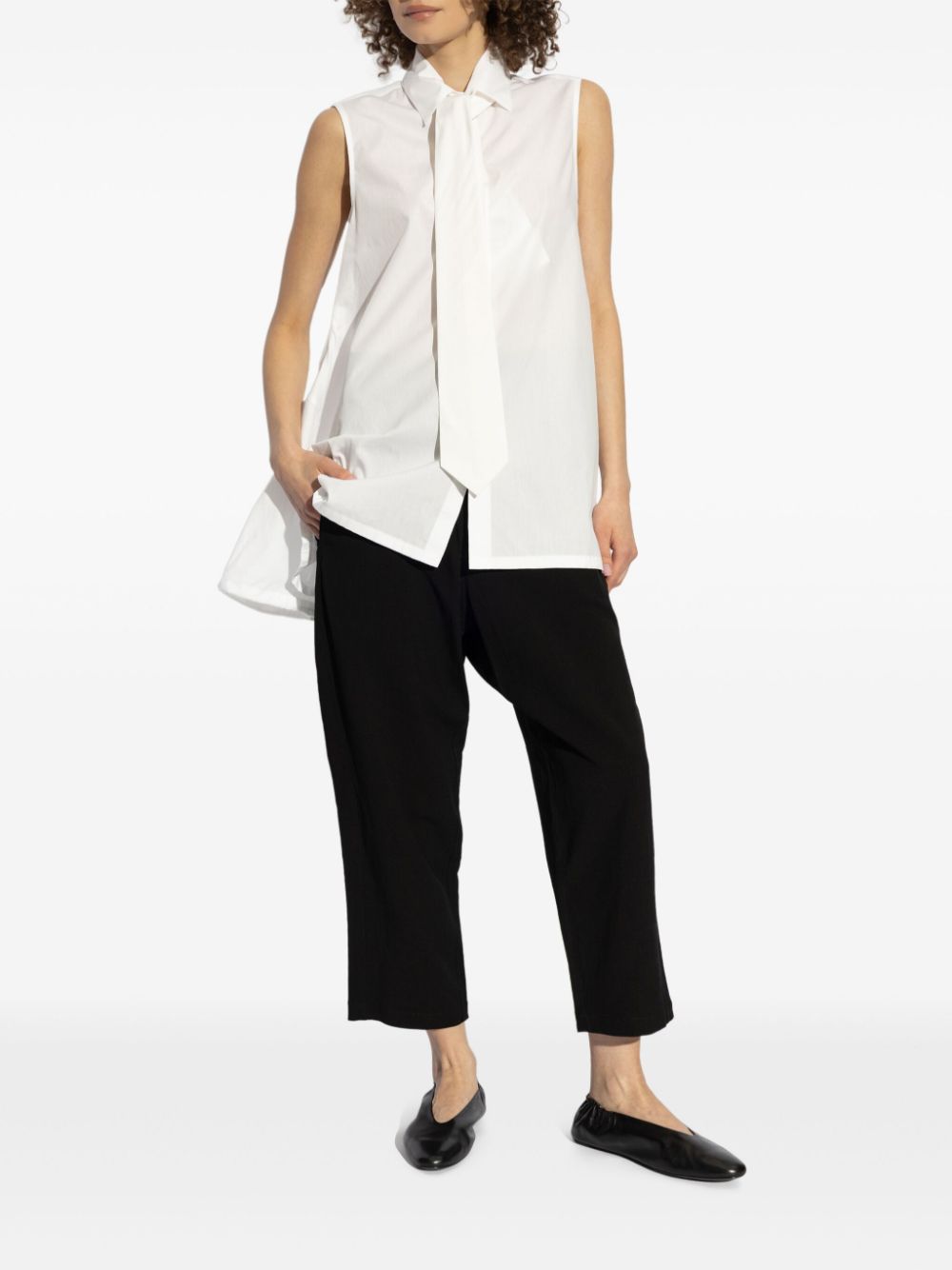 Discord Yohji Yamamoto cotton shirt - Wit