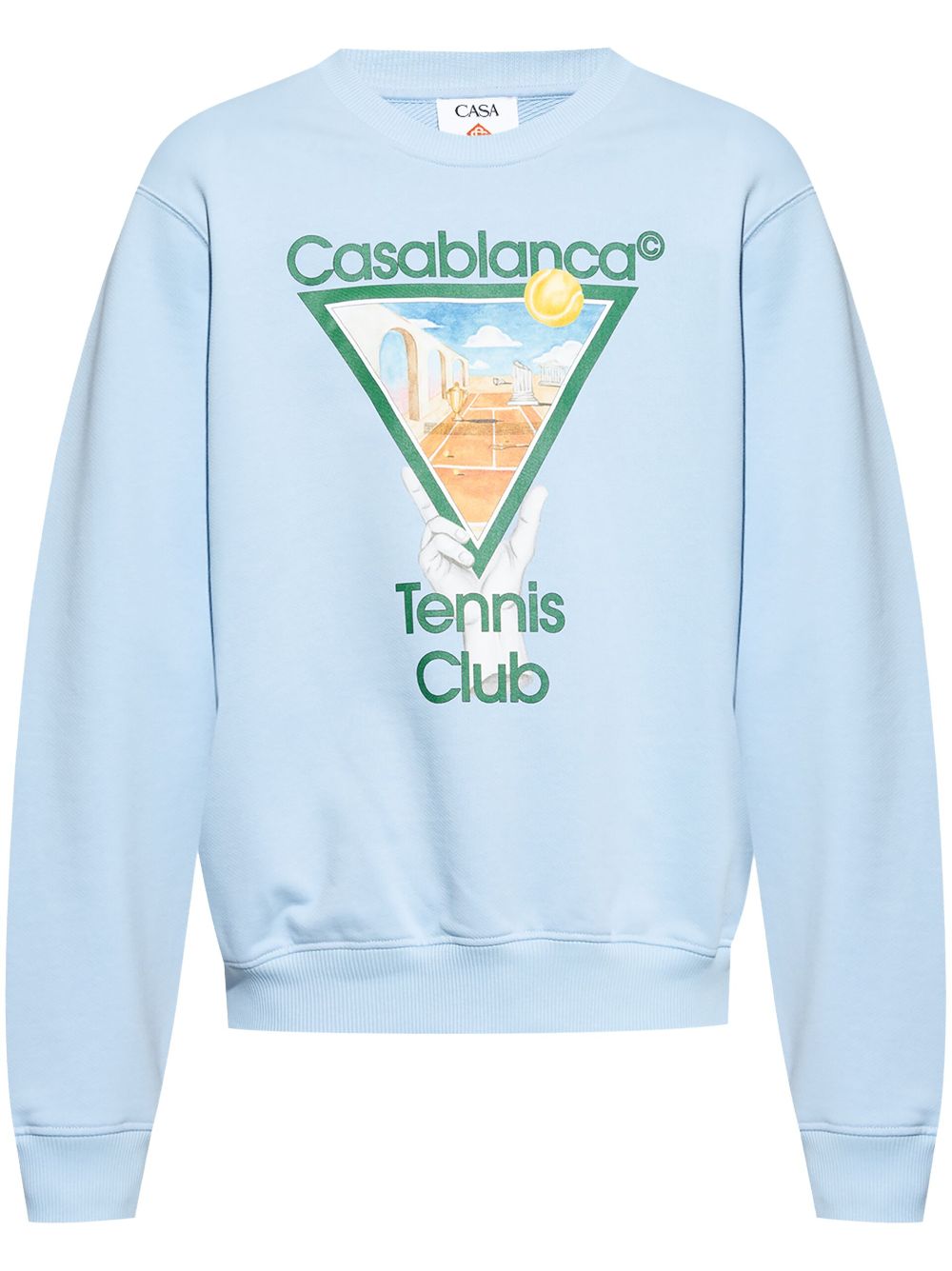 Casablanca Metaphysical Tennis Icon sweatshirt - Blue