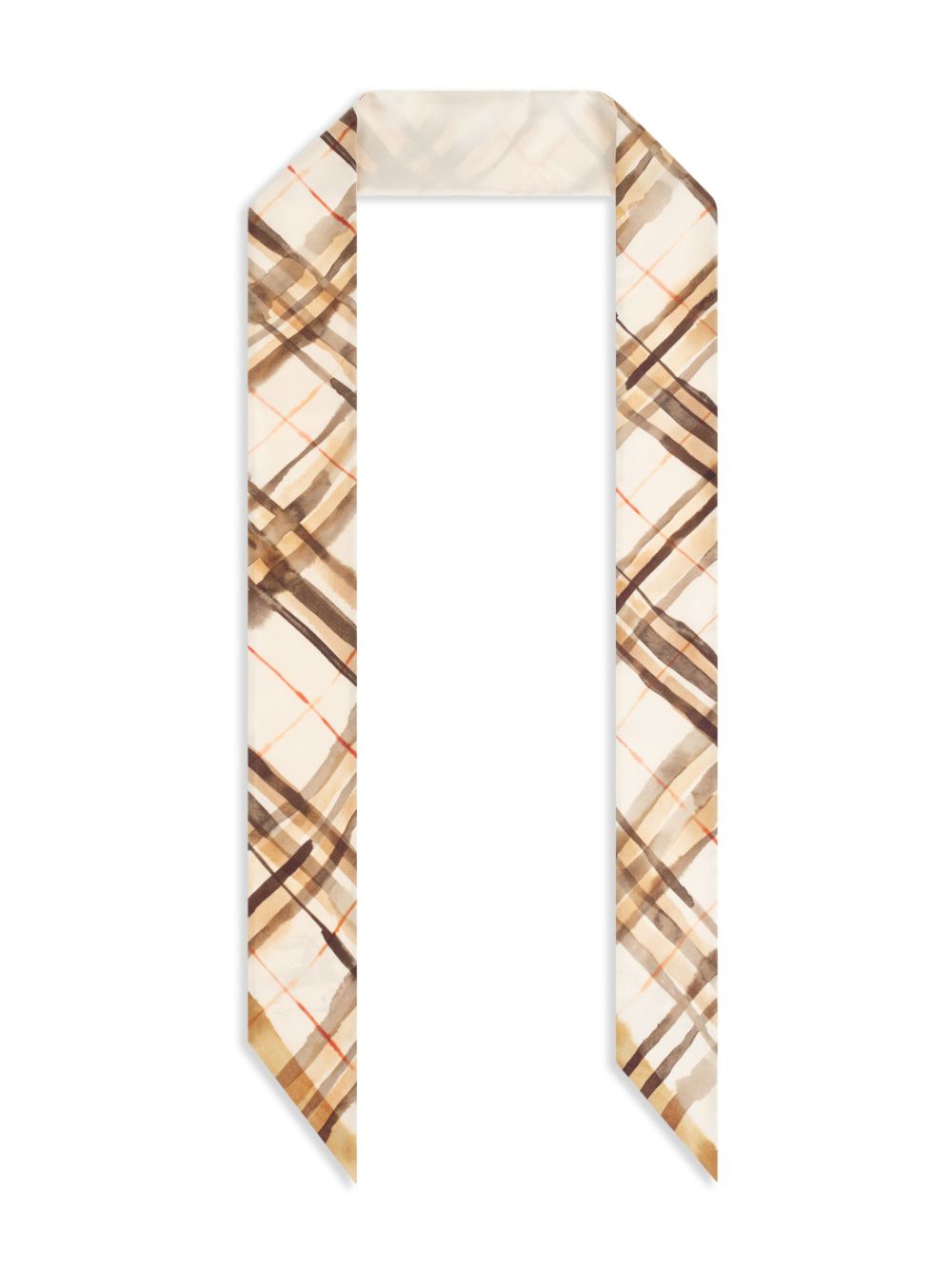 Burberry Kids checked scarf Beige