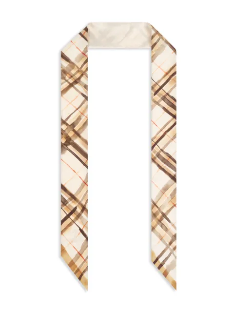Burberry Kids Foulard a quadri
