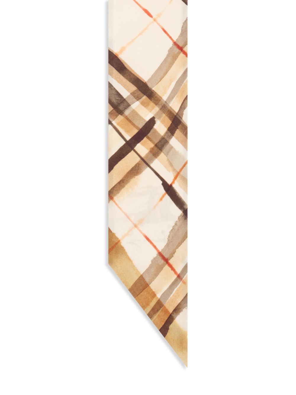 Burberry Kids checked scarf Beige